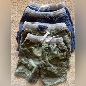 4 pairs of 4T Carters shorts